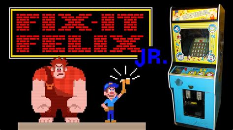 Fix-It Felix Jr.;  Retro Arcade Charm Meets Quirky Humor and Challenging Gameplay!